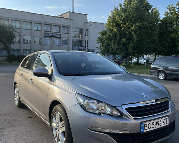 Сірий Пежо 308, об'ємом двигуна 1.6 л та пробігом 221 тис. км за 9000 $, фото 1 на Automoto.ua