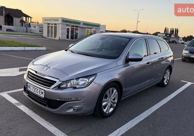 Серый Пежо 308, объемом двигателя 1.56 л и пробегом 162 тыс. км за 10300 $, фото 1 на Automoto.ua