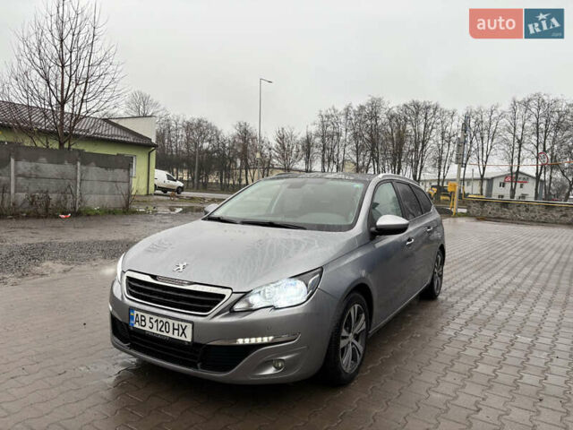 Сірий Пежо 308, об'ємом двигуна 1.56 л та пробігом 200 тис. км за 8700 $, фото 1 на Automoto.ua
