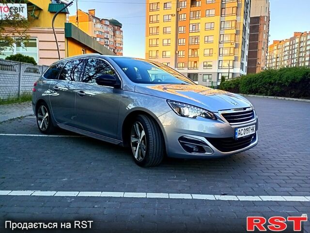Сірий Пежо 308, об'ємом двигуна 2 л та пробігом 186 тис. км за 13500 $, фото 1 на Automoto.ua
