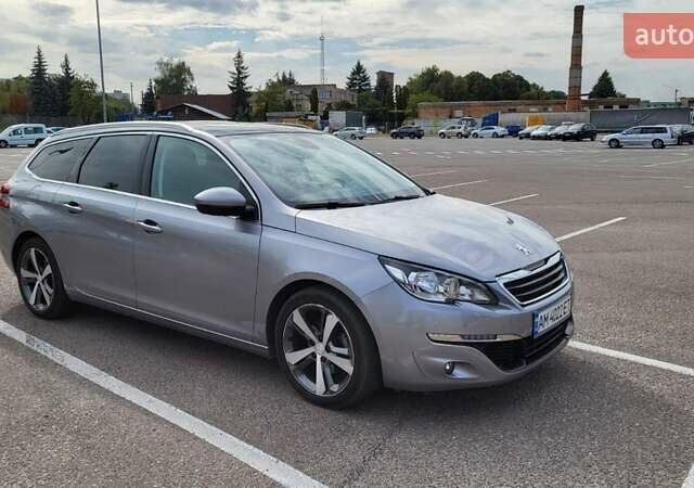 Сірий Пежо 308, об'ємом двигуна 1.6 л та пробігом 284 тис. км за 9300 $, фото 1 на Automoto.ua
