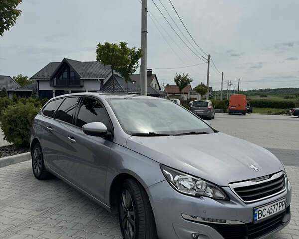 Серый Пежо 308, объемом двигателя 1.56 л и пробегом 235 тыс. км за 9300 $, фото 1 на Automoto.ua