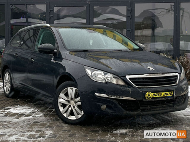 Серый Пежо 308, объемом двигателя 2 л и пробегом 351 тыс. км за 10250 $, фото 1 на Automoto.ua