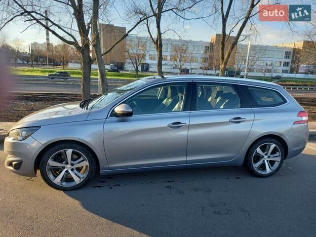 Серый Пежо 308, объемом двигателя 1.6 л и пробегом 161 тыс. км за 10900 $, фото 1 на Automoto.ua