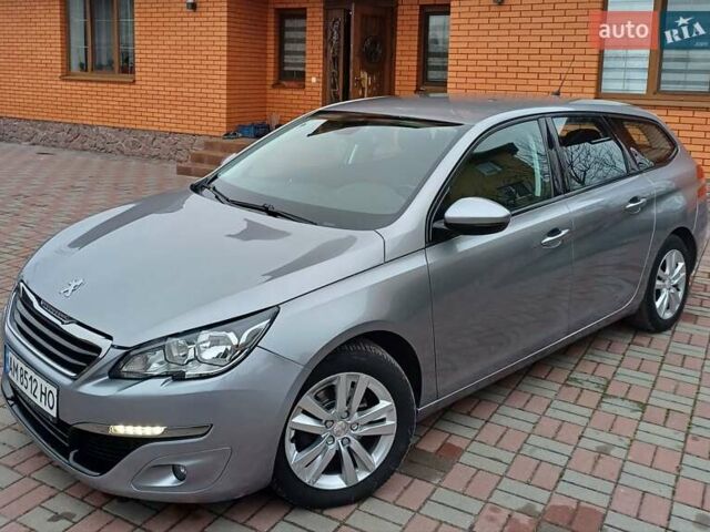 Серый Пежо 308, объемом двигателя 1.56 л и пробегом 255 тыс. км за 10500 $, фото 1 на Automoto.ua