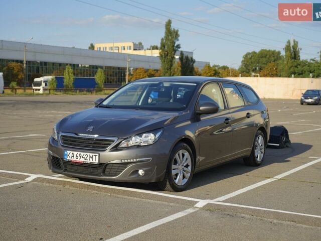 Серый Пежо 308, объемом двигателя 1.6 л и пробегом 220 тыс. км за 11000 $, фото 1 на Automoto.ua
