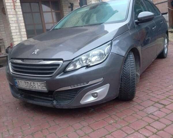 Серый Пежо 308, объемом двигателя 1.56 л и пробегом 160 тыс. км за 8000 $, фото 1 на Automoto.ua