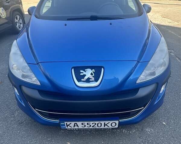 Синий Пежо 308, объемом двигателя 1.6 л и пробегом 210 тыс. км за 4500 $, фото 1 на Automoto.ua
