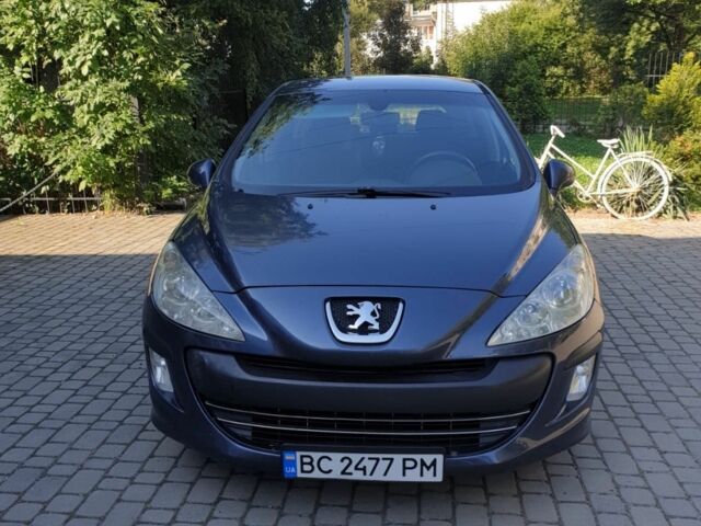 Синий Пежо 308, объемом двигателя 1.6 л и пробегом 236 тыс. км за 4400 $, фото 1 на Automoto.ua