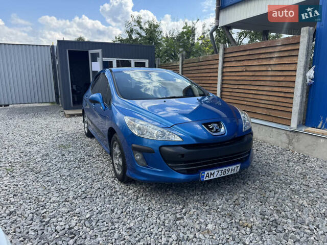 Синій Пежо 308, об'ємом двигуна 1.6 л та пробігом 222 тис. км за 3500 $, фото 1 на Automoto.ua