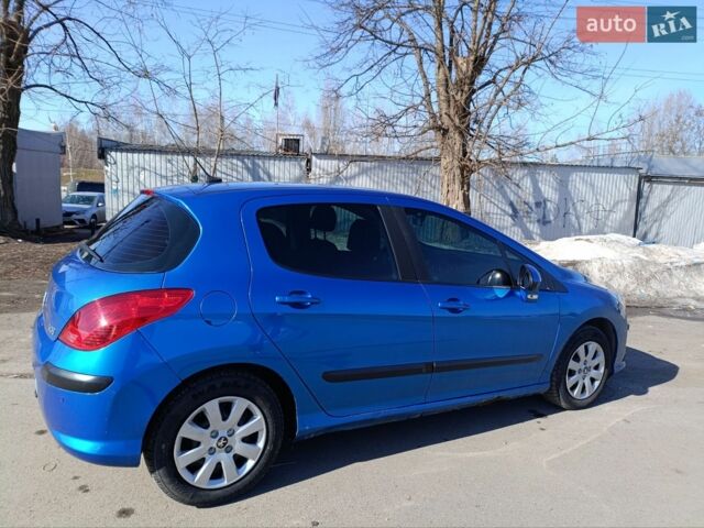 Синий Пежо 308, объемом двигателя 1.6 л и пробегом 229 тыс. км за 4400 $, фото 1 на Automoto.ua