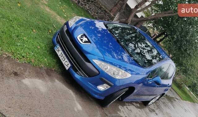 Синий Пежо 308, объемом двигателя 1.6 л и пробегом 245 тыс. км за 5900 $, фото 1 на Automoto.ua