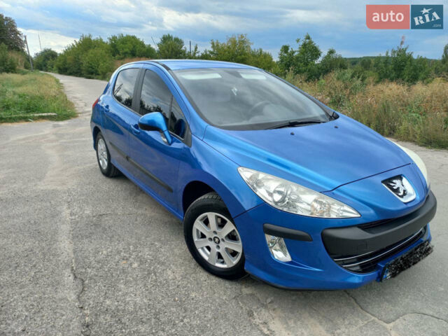 Синий Пежо 308, объемом двигателя 1.6 л и пробегом 77 тыс. км за 6300 $, фото 1 на Automoto.ua