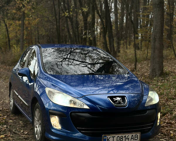 Синий Пежо 308, объемом двигателя 1.6 л и пробегом 264 тыс. км за 5600 $, фото 1 на Automoto.ua