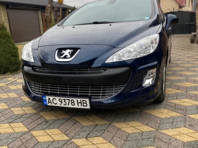 Синий Пежо 308, объемом двигателя 1.6 л и пробегом 112 тыс. км за 6500 $, фото 1 на Automoto.ua