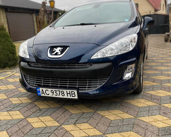 Синий Пежо 308, объемом двигателя 1.6 л и пробегом 112 тыс. км за 6200 $, фото 1 на Automoto.ua