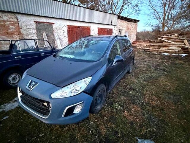 Синий Пежо 308, объемом двигателя 1.6 л и пробегом 200 тыс. км за 5000 $, фото 1 на Automoto.ua
