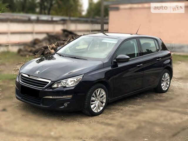 Синий Пежо 308, объемом двигателя 1.6 л и пробегом 69 тыс. км за 11700 $, фото 1 на Automoto.ua