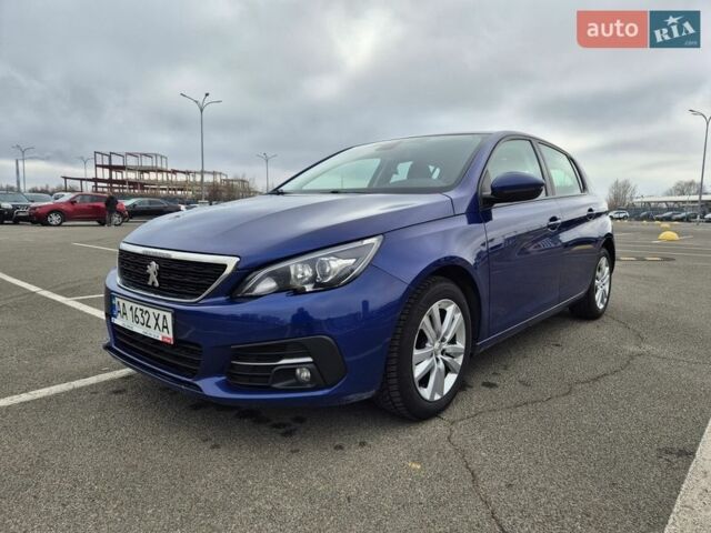 Синій Пежо 308, об'ємом двигуна 1.56 л та пробігом 106 тис. км за 11500 $, фото 1 на Automoto.ua