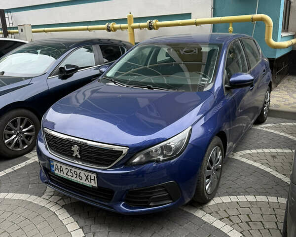 Синий Пежо 308, объемом двигателя 1.56 л и пробегом 119 тыс. км за 11500 $, фото 1 на Automoto.ua