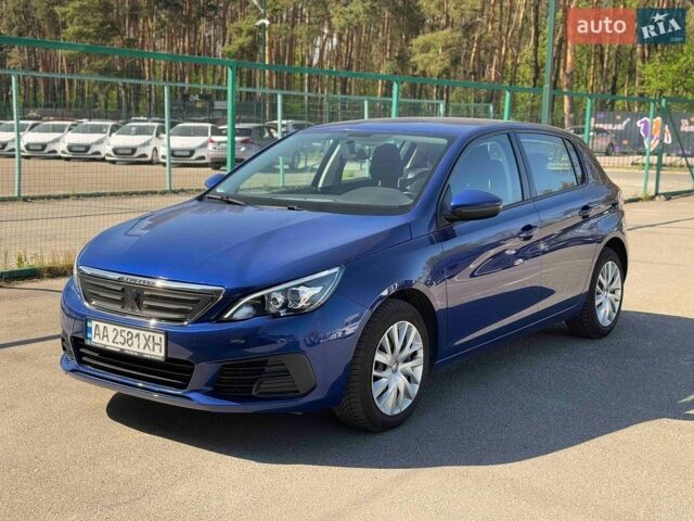 Синий Пежо 308, объемом двигателя 1.56 л и пробегом 143 тыс. км за 10000 $, фото 1 на Automoto.ua