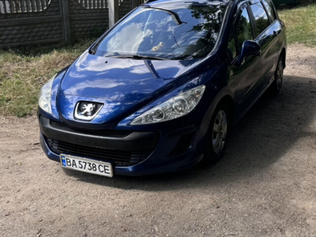 Синий Пежо 308, объемом двигателя 1.6 л и пробегом 233 тыс. км за 5100 $, фото 1 на Automoto.ua