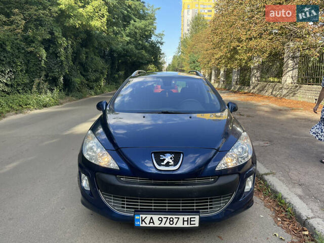 Синий Пежо 308, объемом двигателя 1.6 л и пробегом 239 тыс. км за 5000 $, фото 1 на Automoto.ua