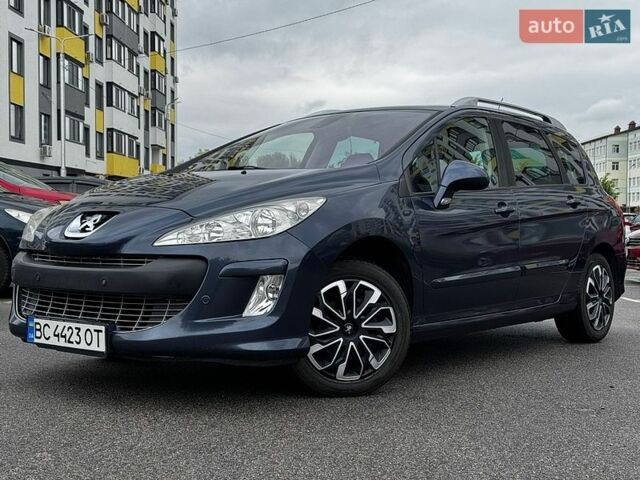 Синий Пежо 308, объемом двигателя 1.6 л и пробегом 151 тыс. км за 4990 $, фото 1 на Automoto.ua