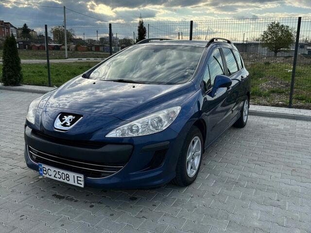 Синий Пежо 308, объемом двигателя 1.6 л и пробегом 350 тыс. км за 4300 $, фото 1 на Automoto.ua