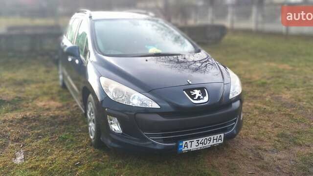 Синий Пежо 308, объемом двигателя 1.6 л и пробегом 255 тыс. км за 5300 $, фото 1 на Automoto.ua