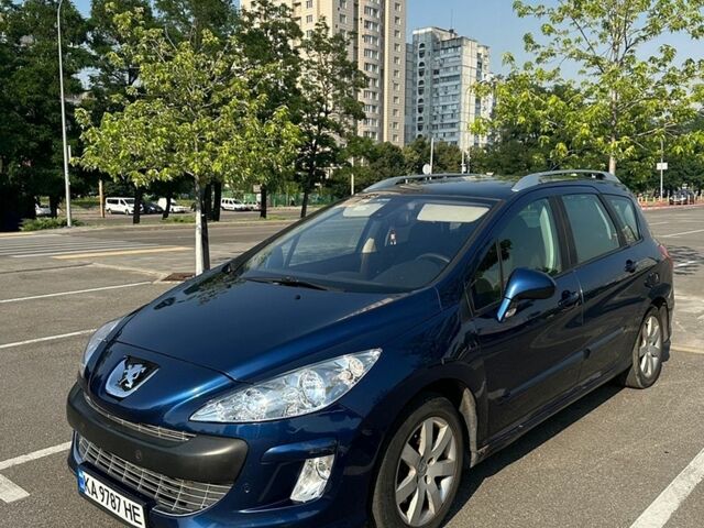 Синій Пежо 308, об'ємом двигуна 1.6 л та пробігом 240 тис. км за 4000 $, фото 1 на Automoto.ua