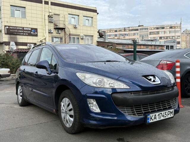 Синий Пежо 308, объемом двигателя 1.6 л и пробегом 237 тыс. км за 2109 $, фото 1 на Automoto.ua
