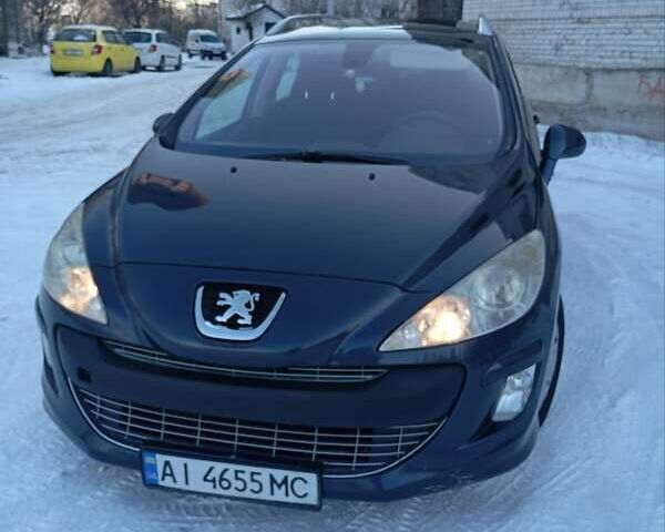 Синій Пежо 308, об'ємом двигуна 1.56 л та пробігом 267 тис. км за 4600 $, фото 1 на Automoto.ua