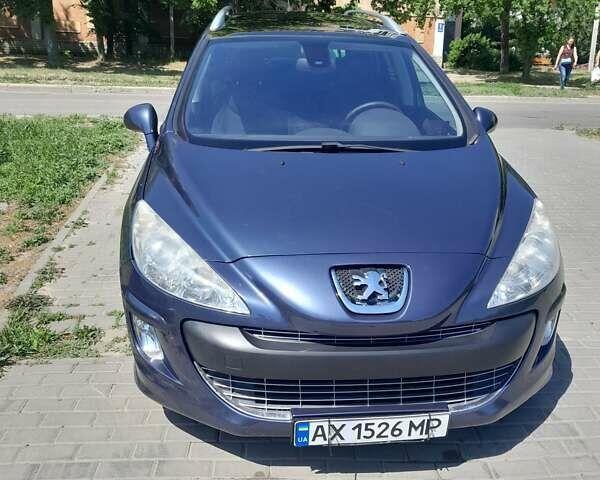 Синий Пежо 308, объемом двигателя 1.6 л и пробегом 264 тыс. км за 4800 $, фото 1 на Automoto.ua