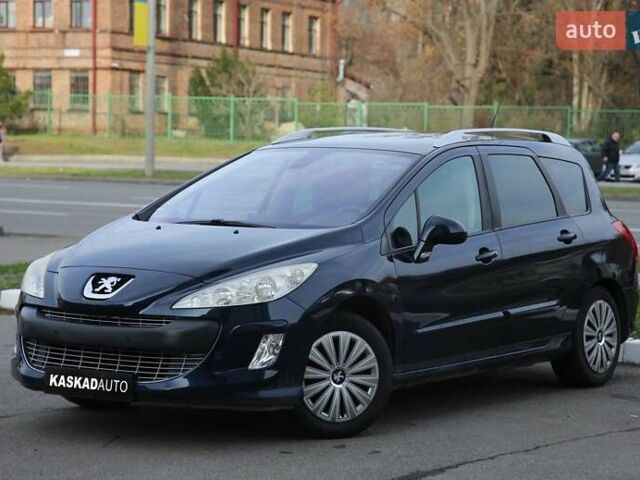 Синий Пежо 308, объемом двигателя 1.6 л и пробегом 250 тыс. км за 6000 $, фото 1 на Automoto.ua