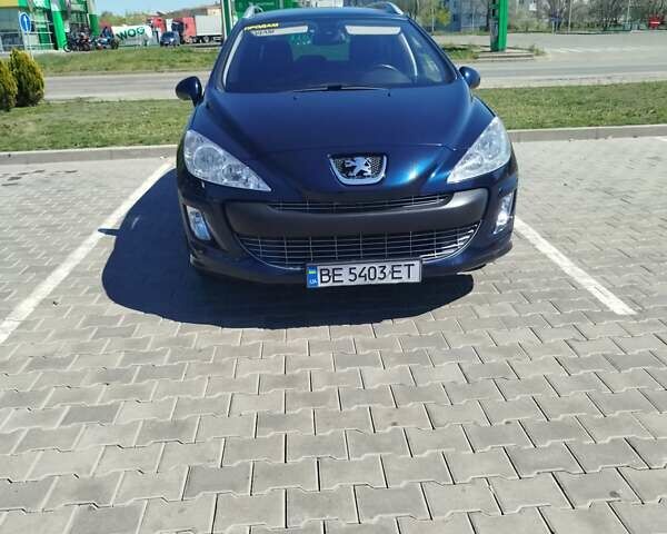 Синій Пежо 308, об'ємом двигуна 1.6 л та пробігом 145 тис. км за 6250 $, фото 1 на Automoto.ua