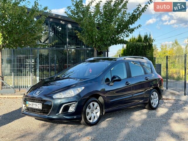 Синий Пежо 308, объемом двигателя 1.6 л и пробегом 137 тыс. км за 7550 $, фото 1 на Automoto.ua