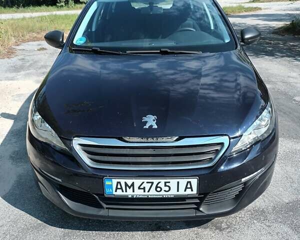 Синий Пежо 308, объемом двигателя 1.2 л и пробегом 178 тыс. км за 7500 $, фото 1 на Automoto.ua