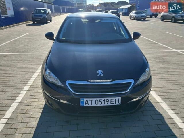 Синий Пежо 308, объемом двигателя 1.56 л и пробегом 232 тыс. км за 8900 $, фото 1 на Automoto.ua