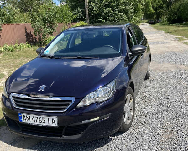 Синий Пежо 308, объемом двигателя 1.2 л и пробегом 174 тыс. км за 7500 $, фото 1 на Automoto.ua
