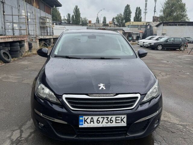 Синий Пежо 308, объемом двигателя 1.6 л и пробегом 240 тыс. км за 6200 $, фото 1 на Automoto.ua