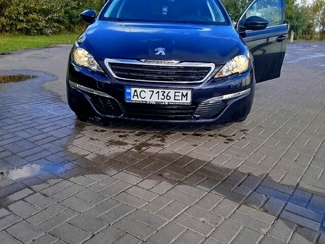 Синий Пежо 308, объемом двигателя 1.6 л и пробегом 192 тыс. км за 8800 $, фото 1 на Automoto.ua