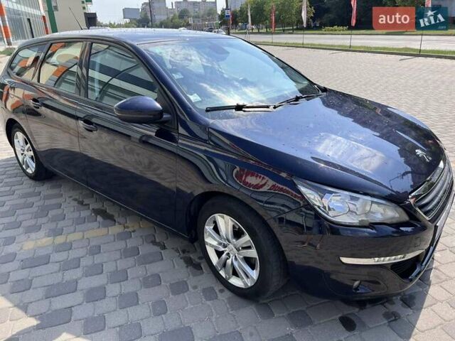 Синій Пежо 308, об'ємом двигуна 1.6 л та пробігом 165 тис. км за 8900 $, фото 1 на Automoto.ua