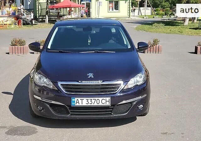 Синій Пежо 308, об'ємом двигуна 2 л та пробігом 262 тис. км за 10500 $, фото 1 на Automoto.ua