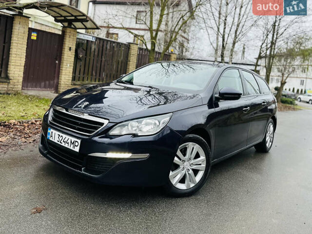 Синий Пежо 308, объемом двигателя 1.6 л и пробегом 196 тыс. км за 6900 $, фото 1 на Automoto.ua