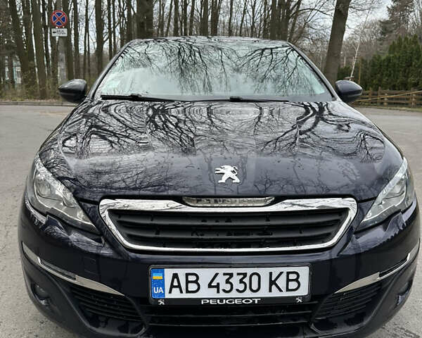 Синий Пежо 308, объемом двигателя 1.56 л и пробегом 230 тыс. км за 10800 $, фото 1 на Automoto.ua