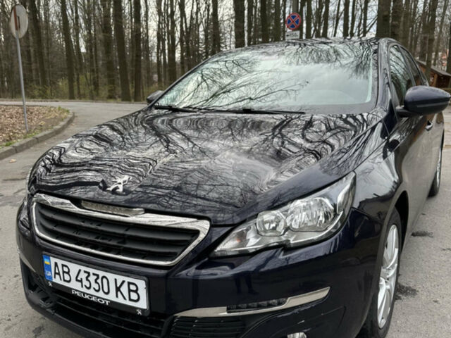 Синий Пежо 308, объемом двигателя 1.56 л и пробегом 230 тыс. км за 10800 $, фото 1 на Automoto.ua