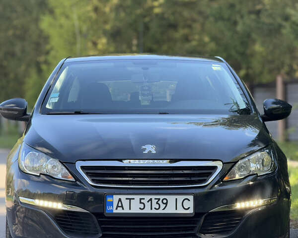 Синий Пежо 308, объемом двигателя 1.56 л и пробегом 218 тыс. км за 9600 $, фото 1 на Automoto.ua
