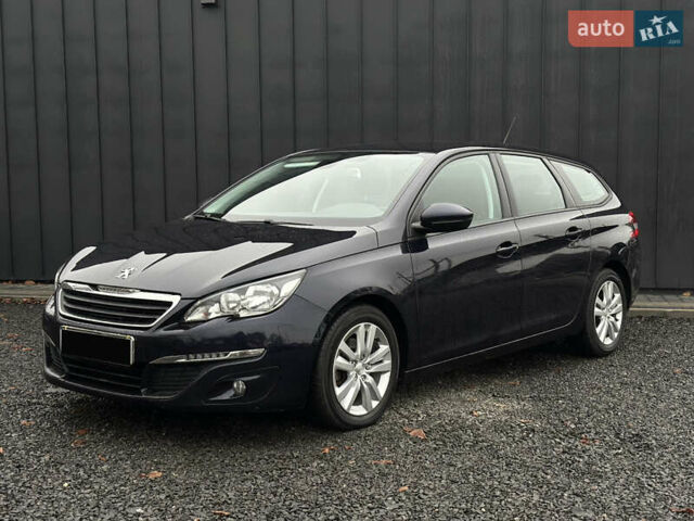 Синій Пежо 308, об'ємом двигуна 1.56 л та пробігом 196 тис. км за 9500 $, фото 1 на Automoto.ua