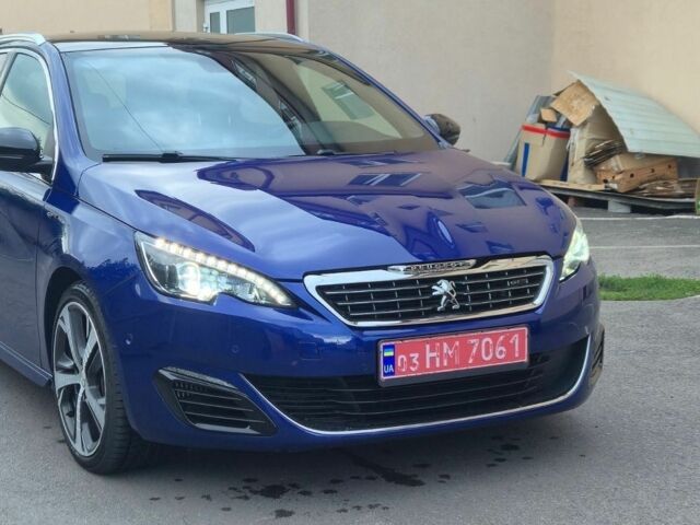 Синій Пежо 308, об'ємом двигуна 2 л та пробігом 144 тис. км за 13600 $, фото 1 на Automoto.ua